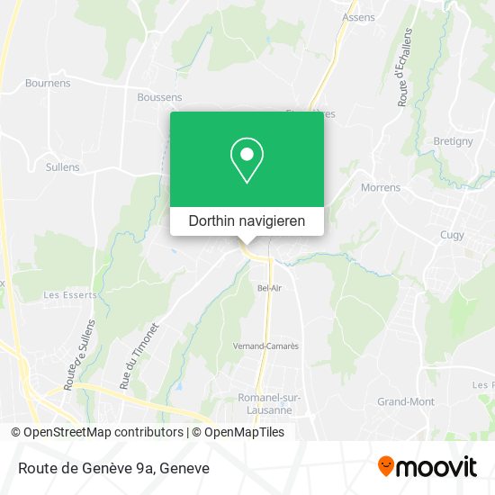 Route de Genève 9a Karte