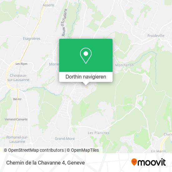 Chemin de la Chavanne 4 Karte
