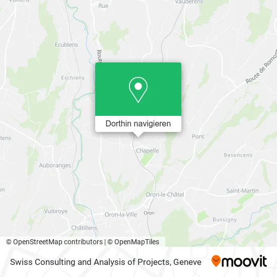 Swiss Consulting and Analysis of Projects Karte