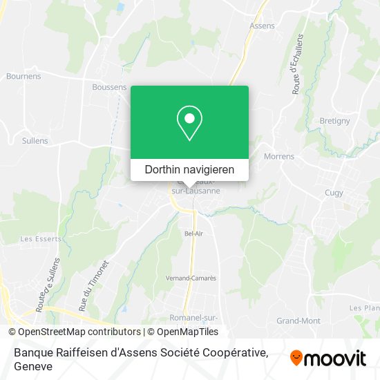 Banque Raiffeisen d'Assens Société Coopérative Karte