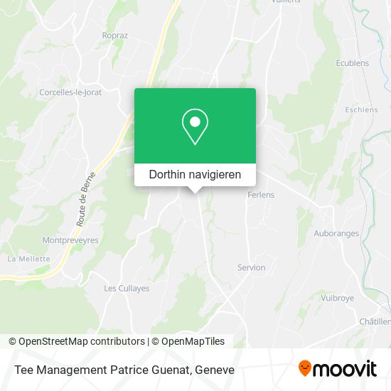 Tee Management Patrice Guenat Karte