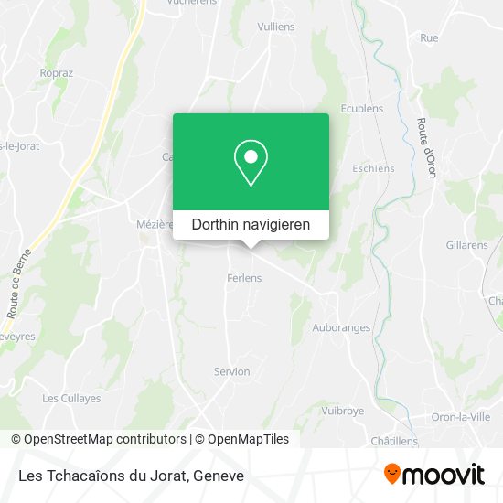 Les Tchacaîons du Jorat Karte