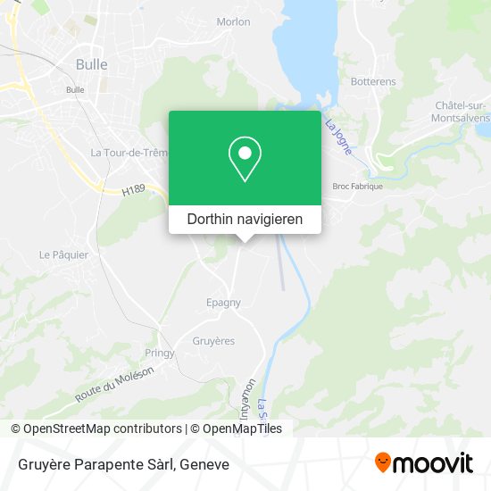Gruyère Parapente Sàrl Karte