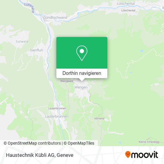 Haustechnik Kübli AG Karte