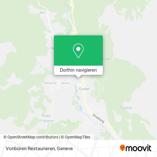 Vonbüren Restaurieren Karte