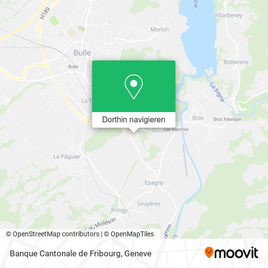 Banque Cantonale de Fribourg Karte