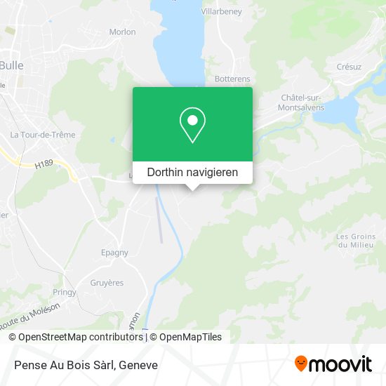 Pense Au Bois Sàrl Karte