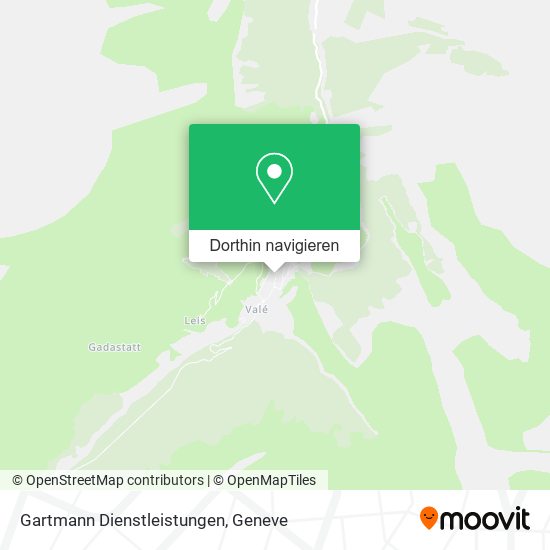 Gartmann Dienstleistungen Karte