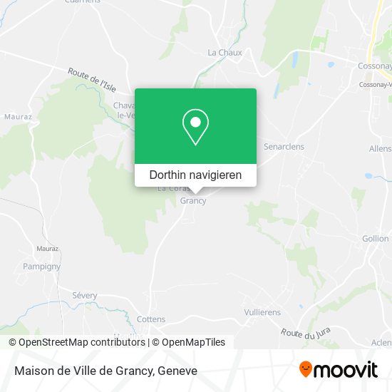 Maison de Ville de Grancy Karte
