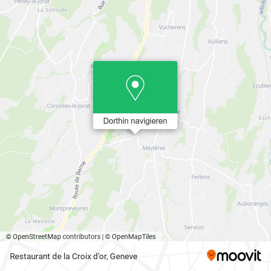 Restaurant de la Croix d'or Karte