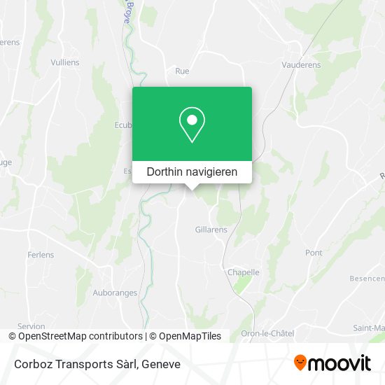 Corboz Transports Sàrl Karte