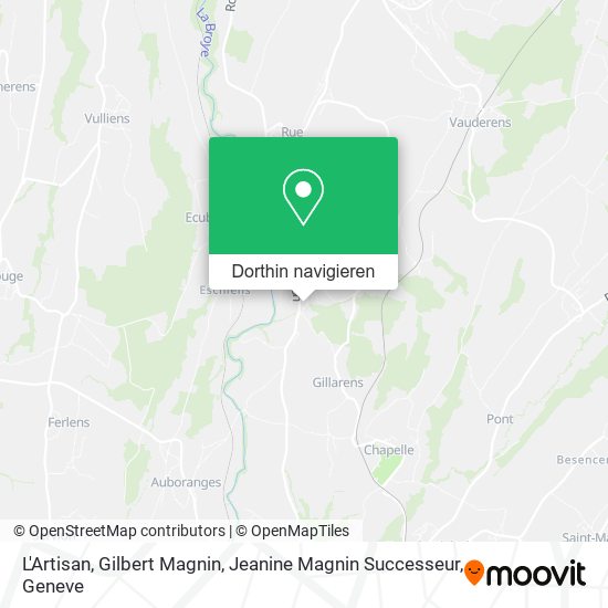L'Artisan, Gilbert Magnin, Jeanine Magnin Successeur Karte