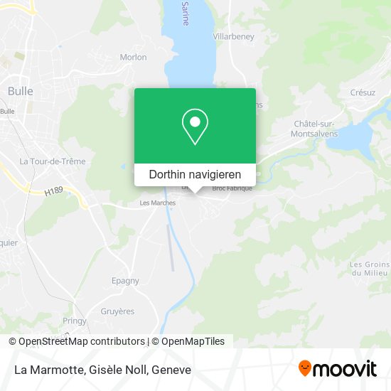 La Marmotte, Gisèle Noll Karte