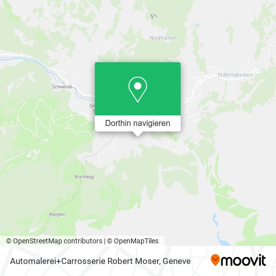 Automalerei+Carrosserie Robert Moser Karte
