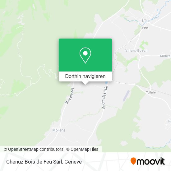 Chenuz Bois de Feu Sàrl Karte