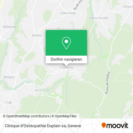 Clinique d'Ostéopathie Duplain sa Karte