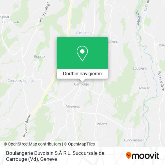 Boulangerie Duvoisin S.À R.L. Succursale de Carrouge (Vd) Karte