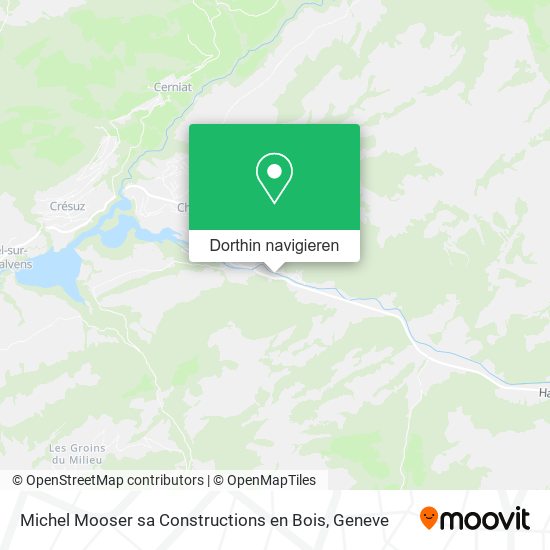 Michel Mooser sa Constructions en Bois Karte