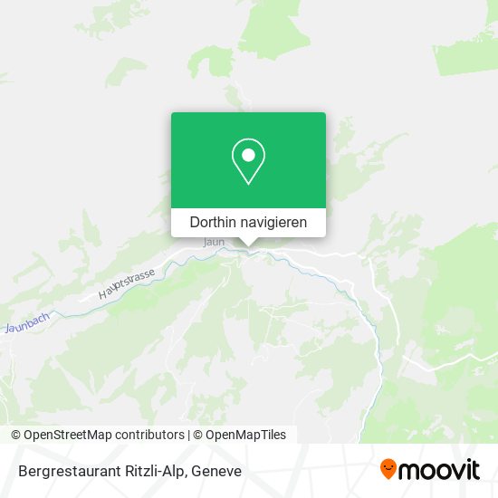 Bergrestaurant Ritzli-Alp Karte