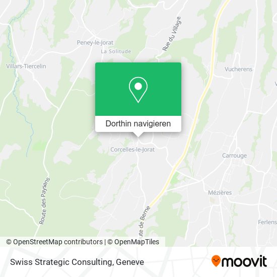 Swiss Strategic Consulting Karte