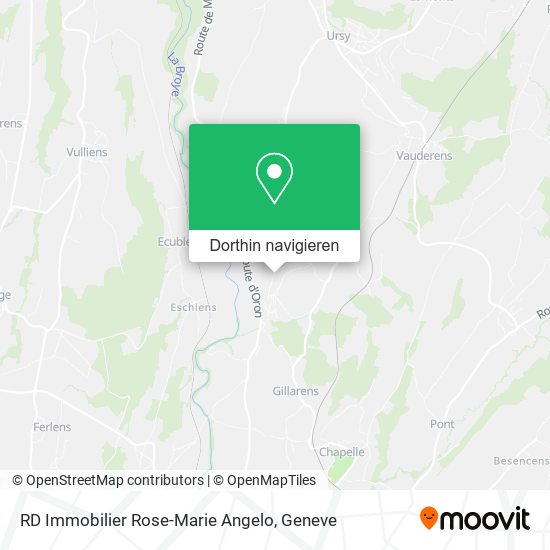 RD Immobilier Rose-Marie Angelo Karte