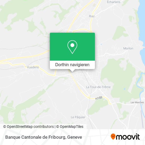 Banque Cantonale de Fribourg Karte