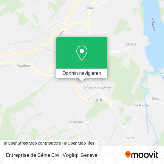 Entreprise de Génie Civil, Vogliqi Karte