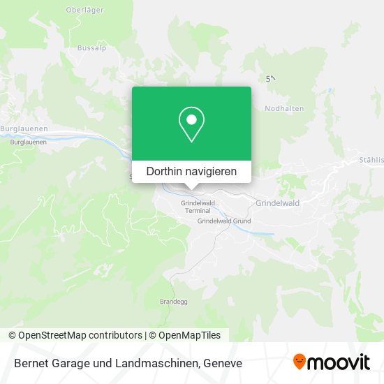 Bernet Garage und Landmaschinen Karte