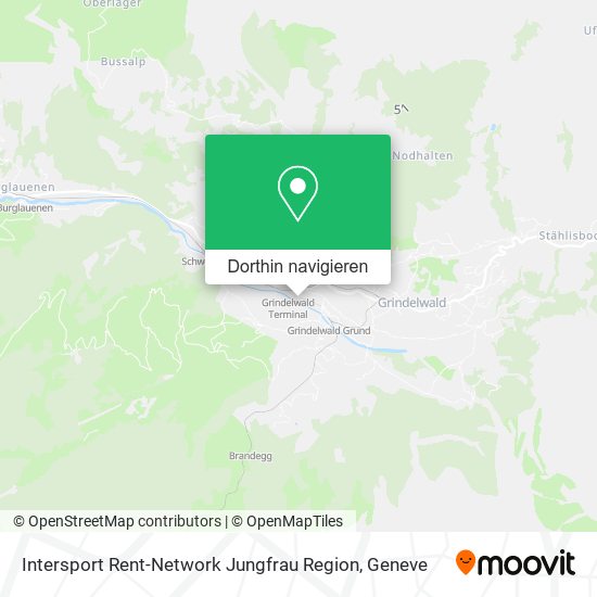 Intersport Rent-Network Jungfrau Region Karte