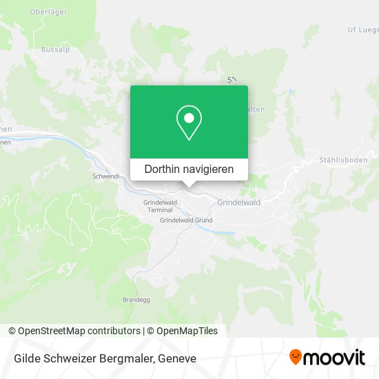 Gilde Schweizer Bergmaler Karte