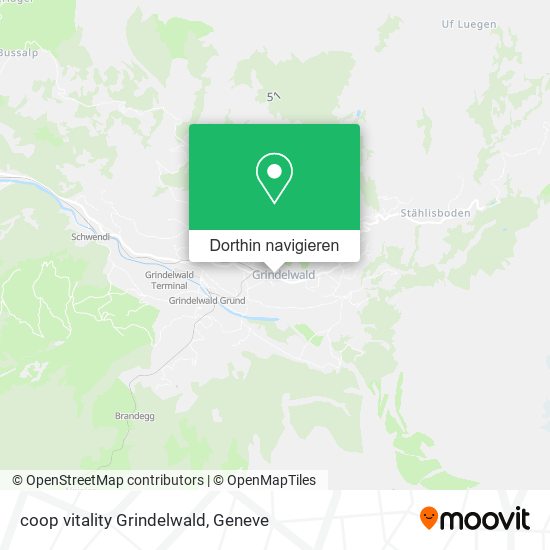 coop vitality Grindelwald Karte