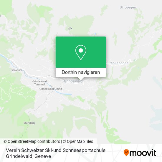 Verein Schweizer Ski-und Schneesportschule Grindelwald Karte