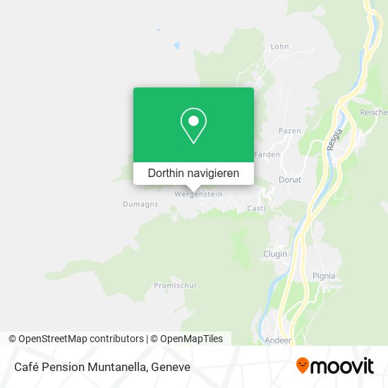 Café Pension Muntanella Karte