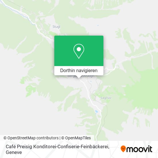 Café Preisig Konditorei-Confiserie-Feinbäckerei Karte