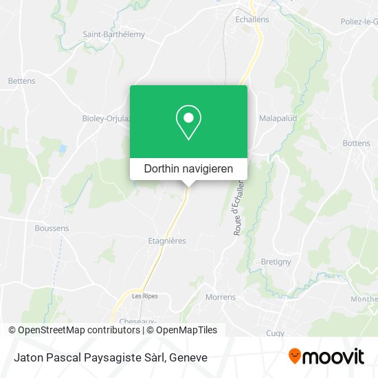 Jaton Pascal Paysagiste Sàrl Karte