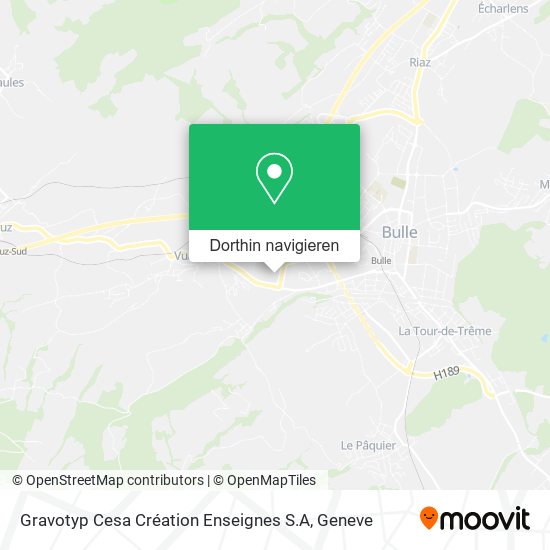 Gravotyp Cesa Création Enseignes S.A Karte