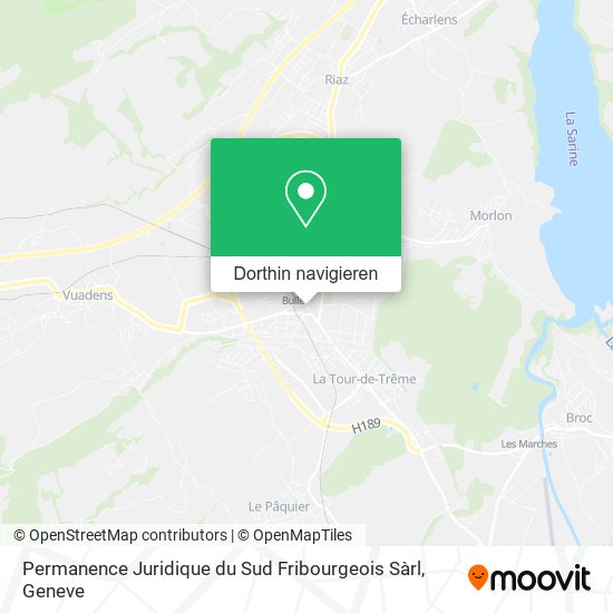 Permanence Juridique du Sud Fribourgeois Sàrl Karte