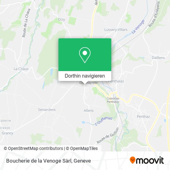 Boucherie de la Venoge Sàrl Karte