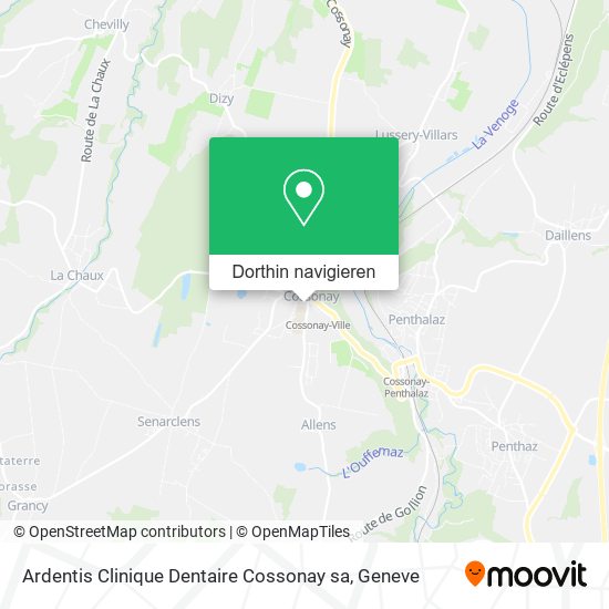 Ardentis Clinique Dentaire Cossonay sa Karte