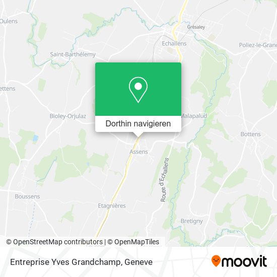 Entreprise Yves Grandchamp Karte