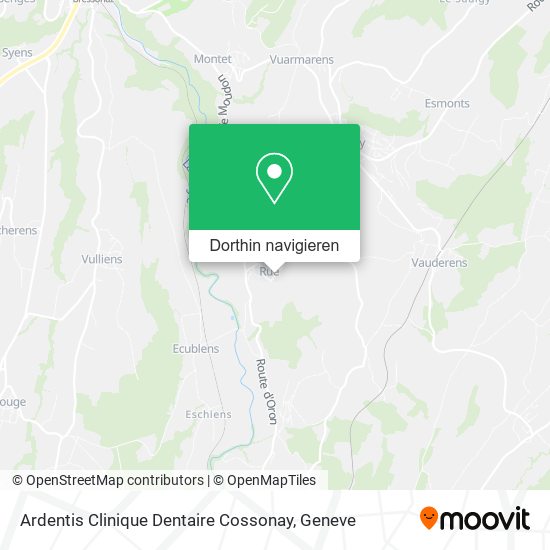 Ardentis Clinique Dentaire Cossonay Karte