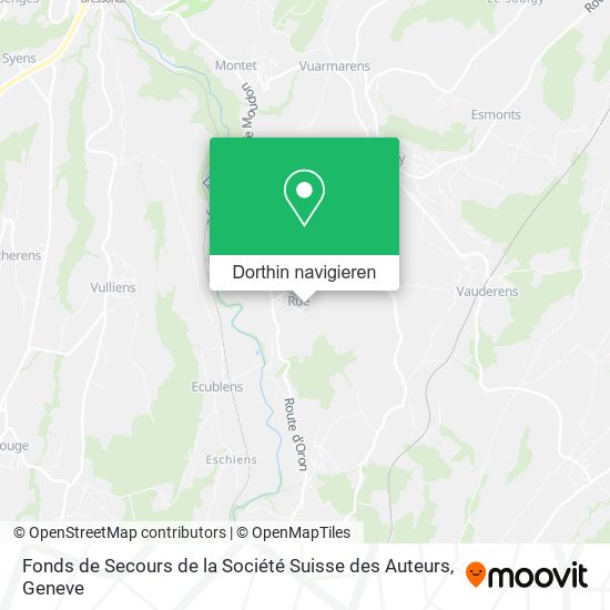 Fonds de Secours de la Société Suisse des Auteurs Karte