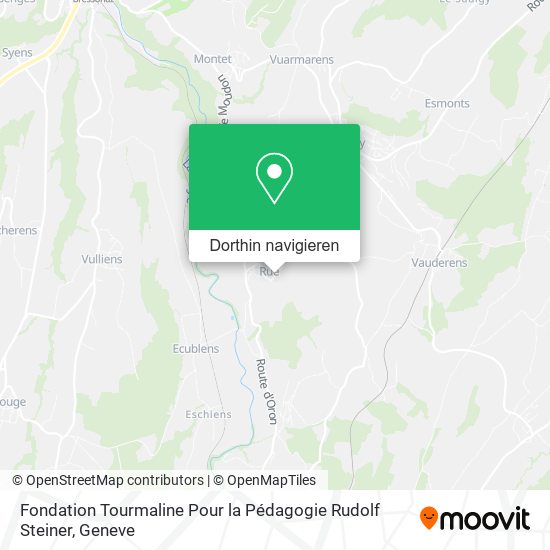 Fondation Tourmaline Pour la Pédagogie Rudolf Steiner Karte