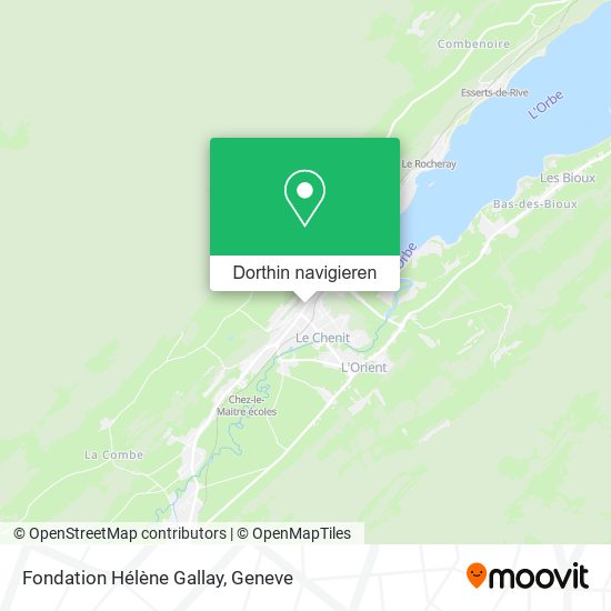 Fondation Hélène Gallay Karte