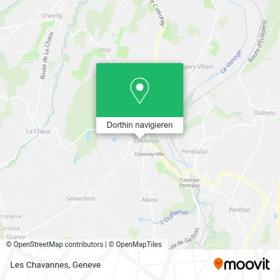 Les Chavannes Karte
