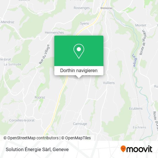 Solution Énergie Sàrl Karte