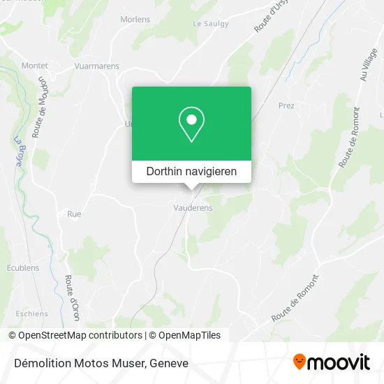 Démolition Motos Muser Karte
