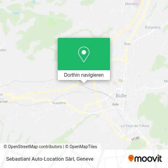 Sebastiani Auto-Location Sàrl Karte