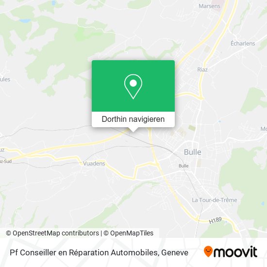 Pf Conseiller en Réparation Automobiles Karte