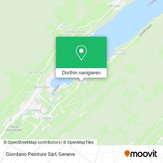 Giordano Peinture Sàrl Karte
